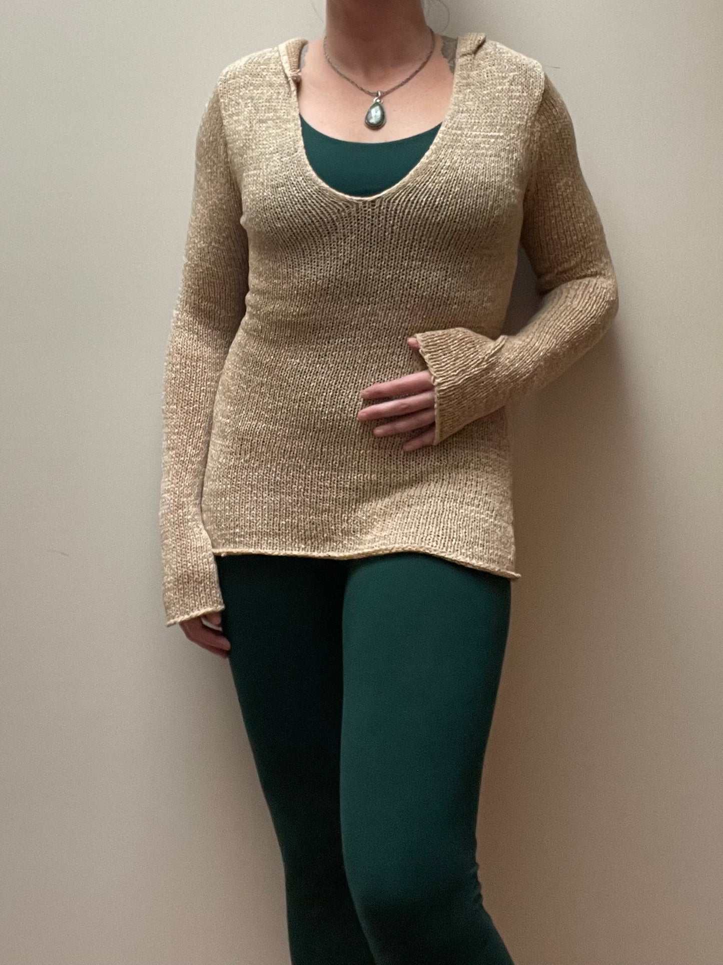 Reversible High Waisted Cotton Legging