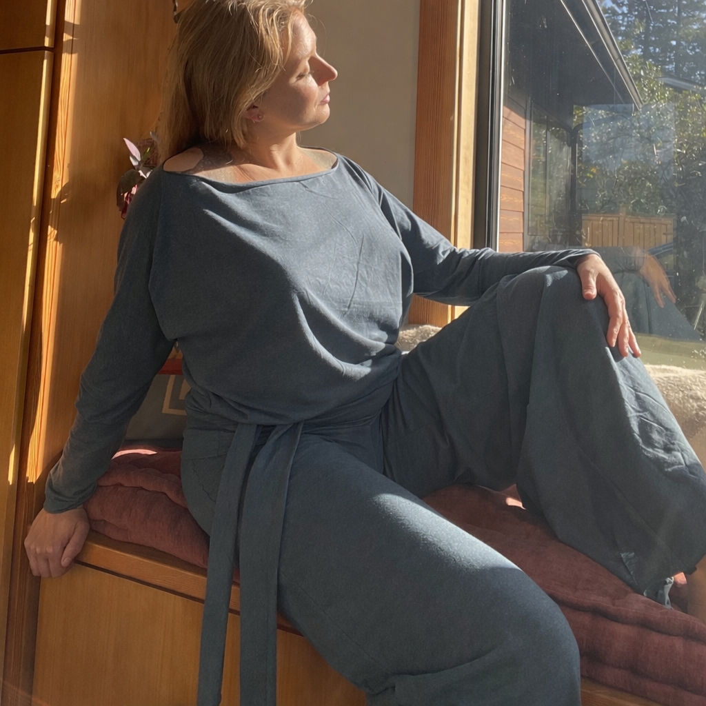 100% Cotton Palazzo Dolman Set