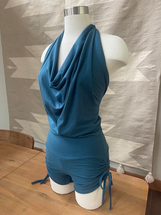 Cowl Neck Romper
