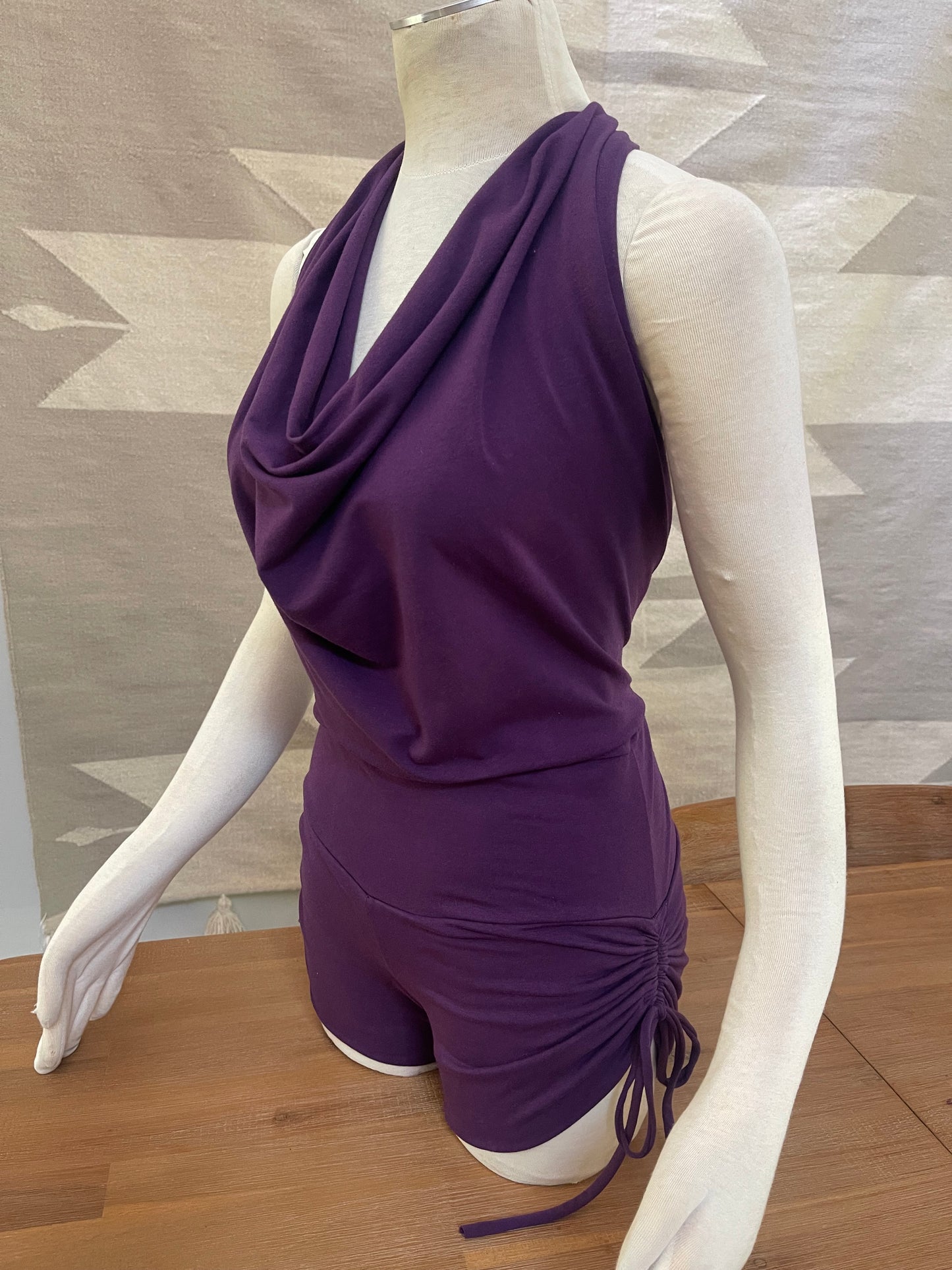 Cowl Neck Romper