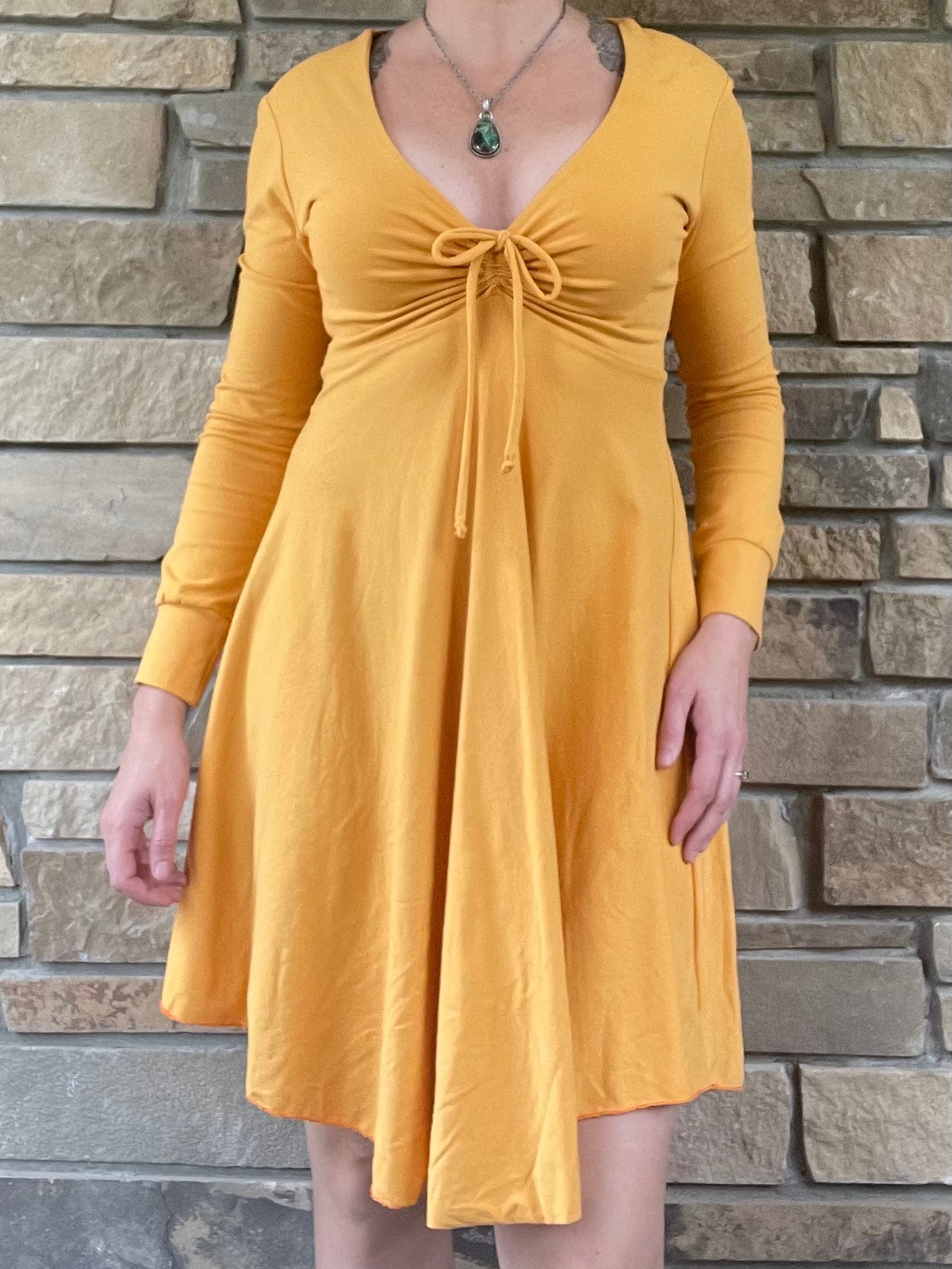 Sweetheart Long Sleeve Dress