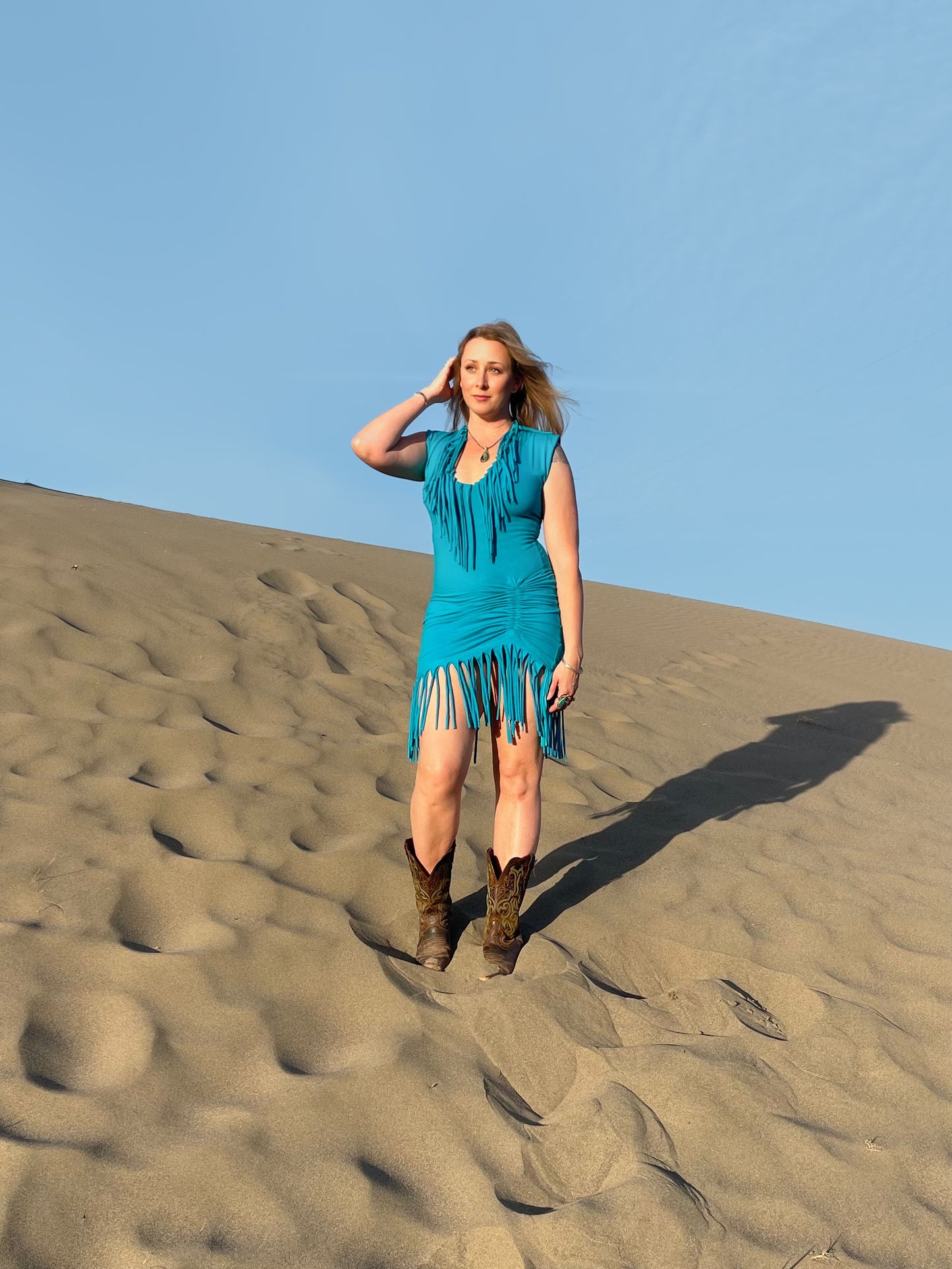 Fringe Mini Dress