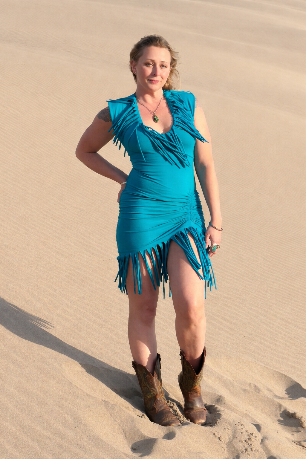Fringe Mini Dress