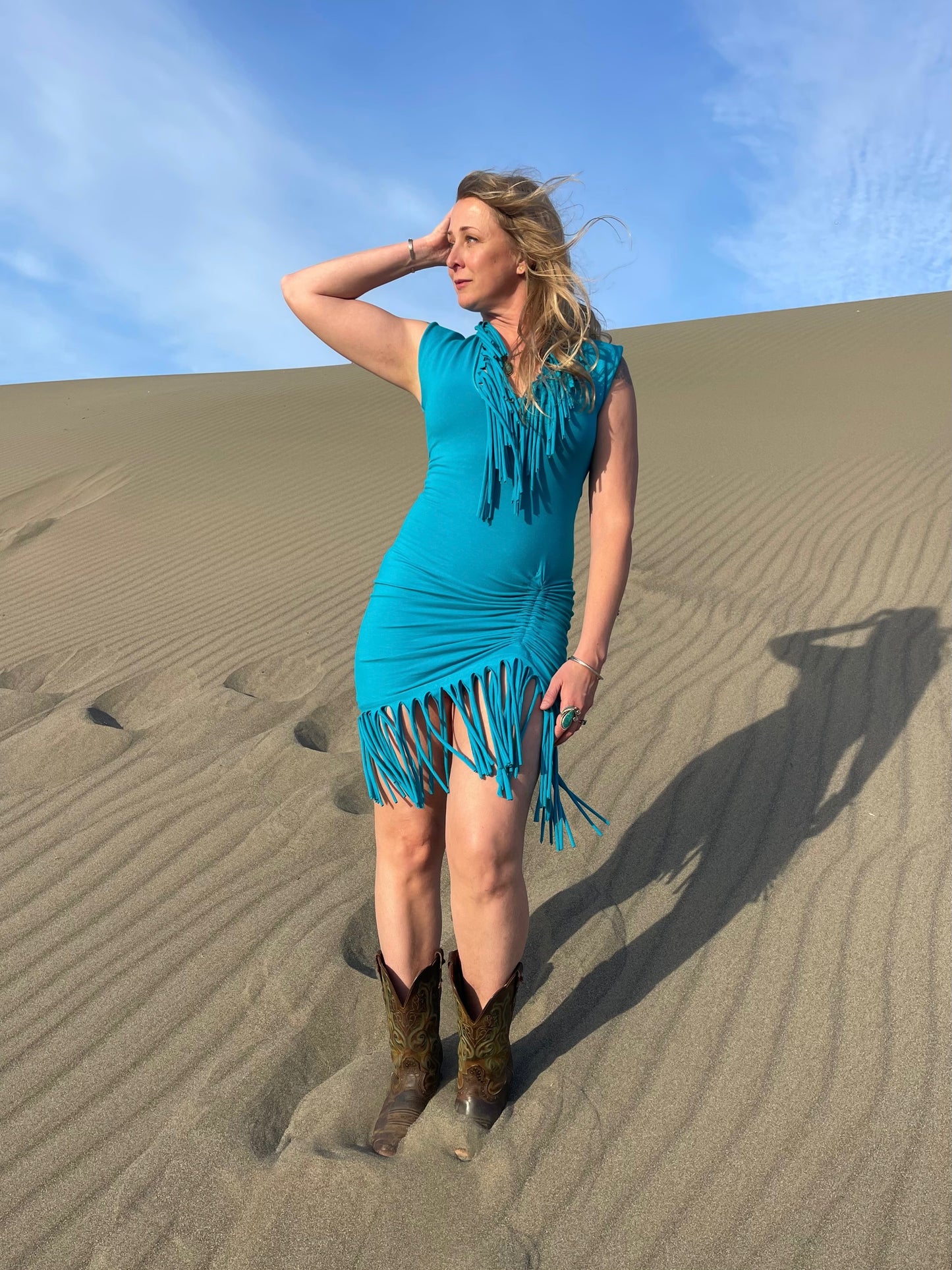 Fringe Mini Dress
