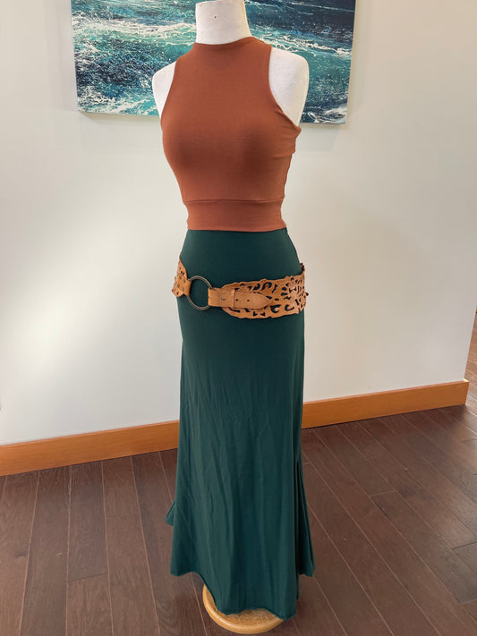 Ready to Ship, size small, Emerald Mermaid Flounce Skirt
