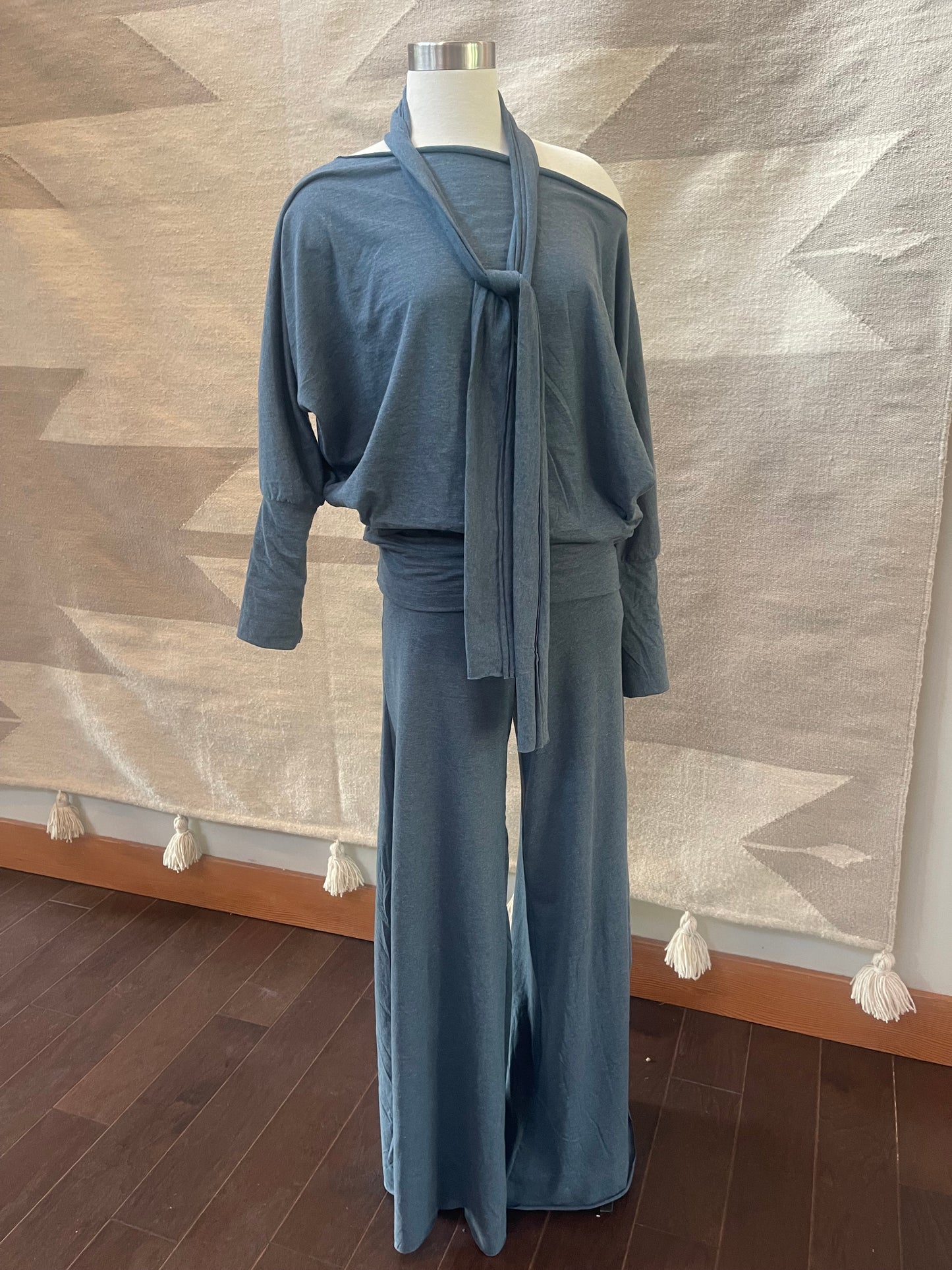 100% Cotton Palazzo Dolman Set