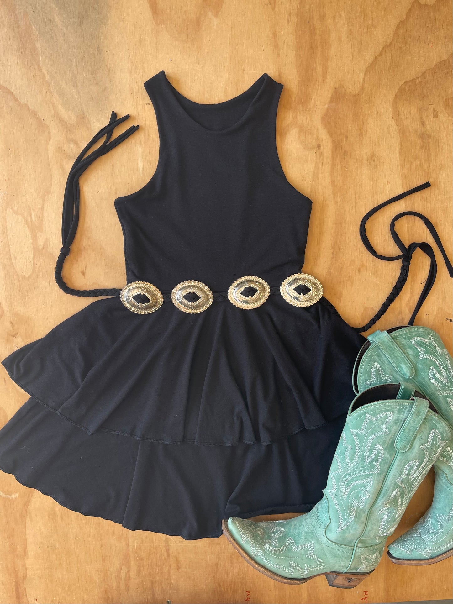 Racer Back Ruffle Mini