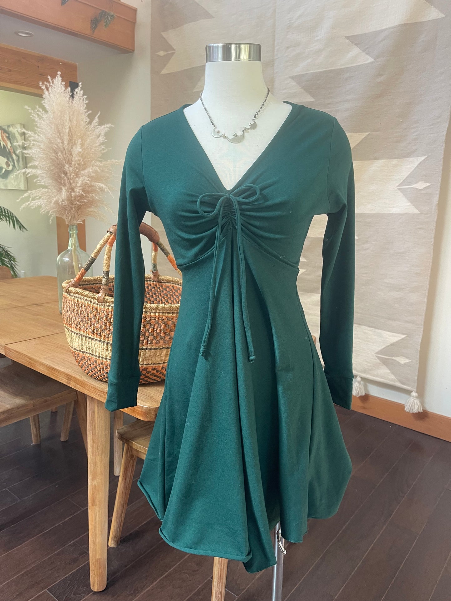 Sweetheart Long Sleeve Dress