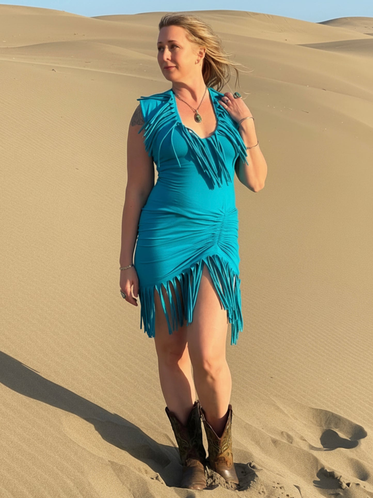 Fringe Mini Dress