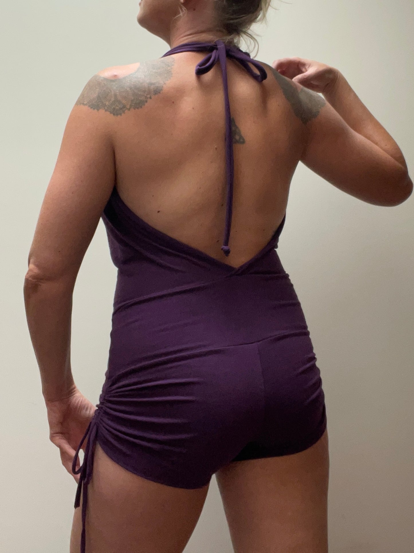 Cowl Neck Romper