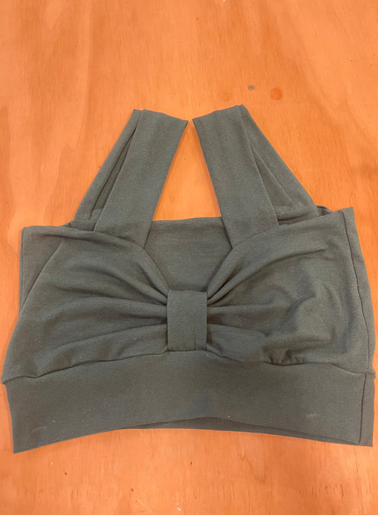 Custom Pin Up Top in Emerald Green for Christina