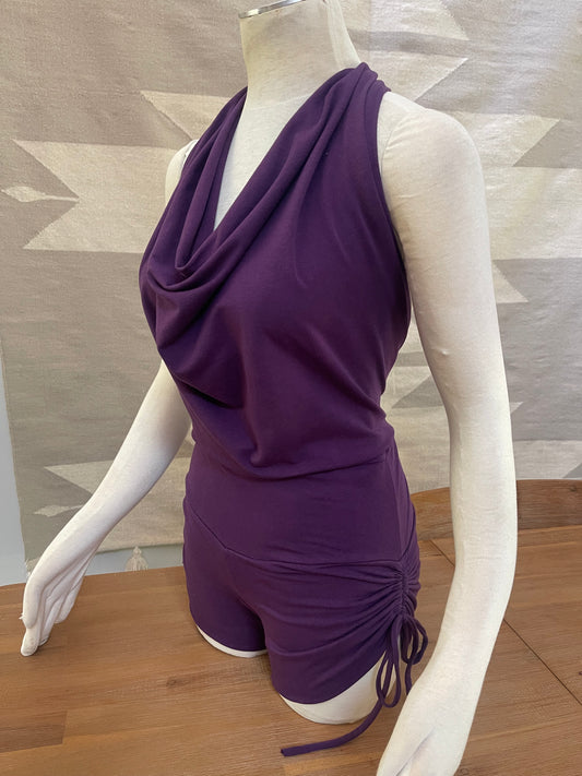 Sale size M cowl neck romper, ready to ship