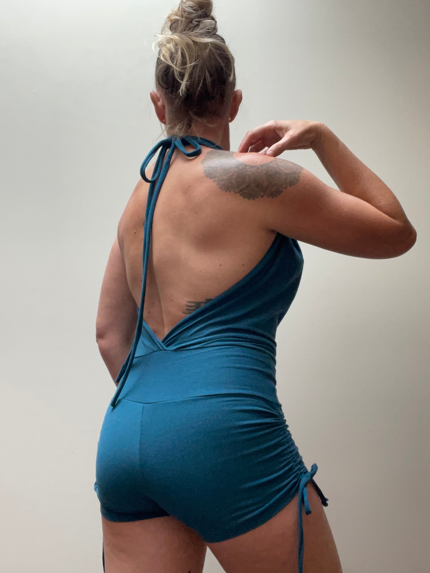 Cowl Neck Romper