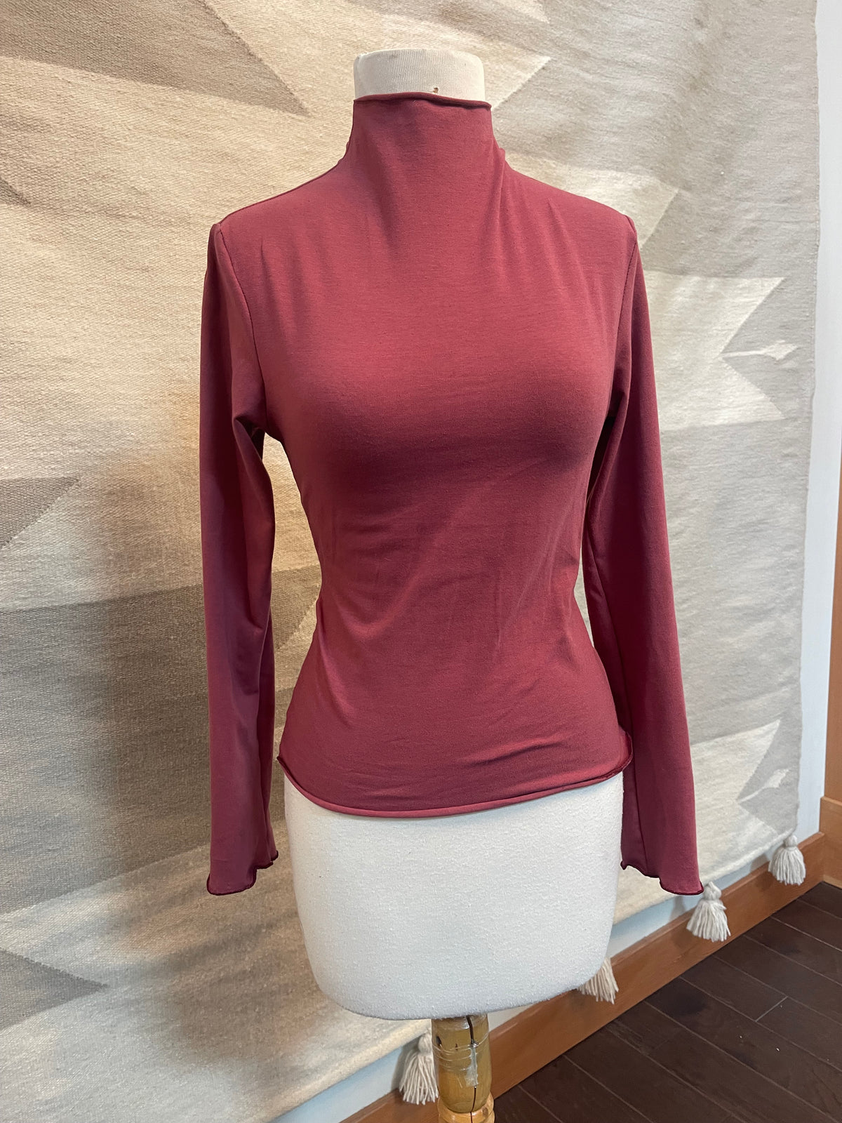 Mock Neck Long Sleeve