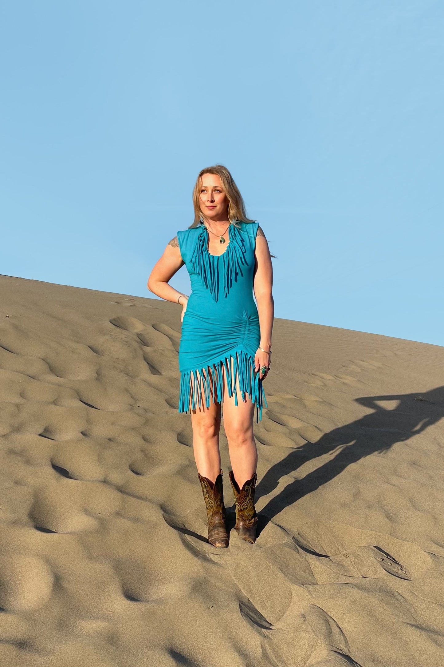 Fringe Mini Dress