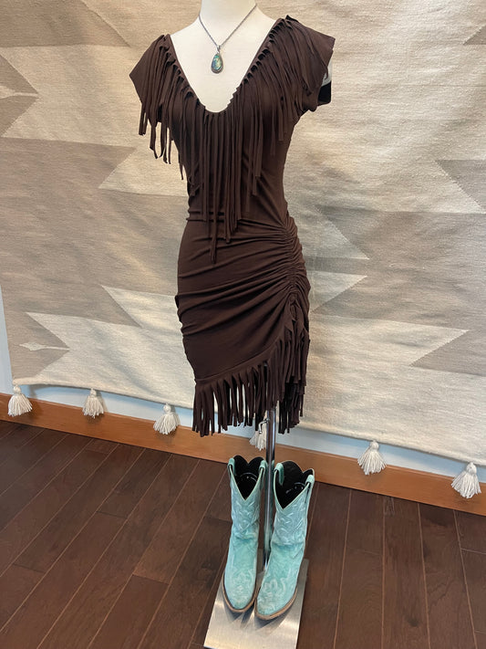 Fringe Mini Dress