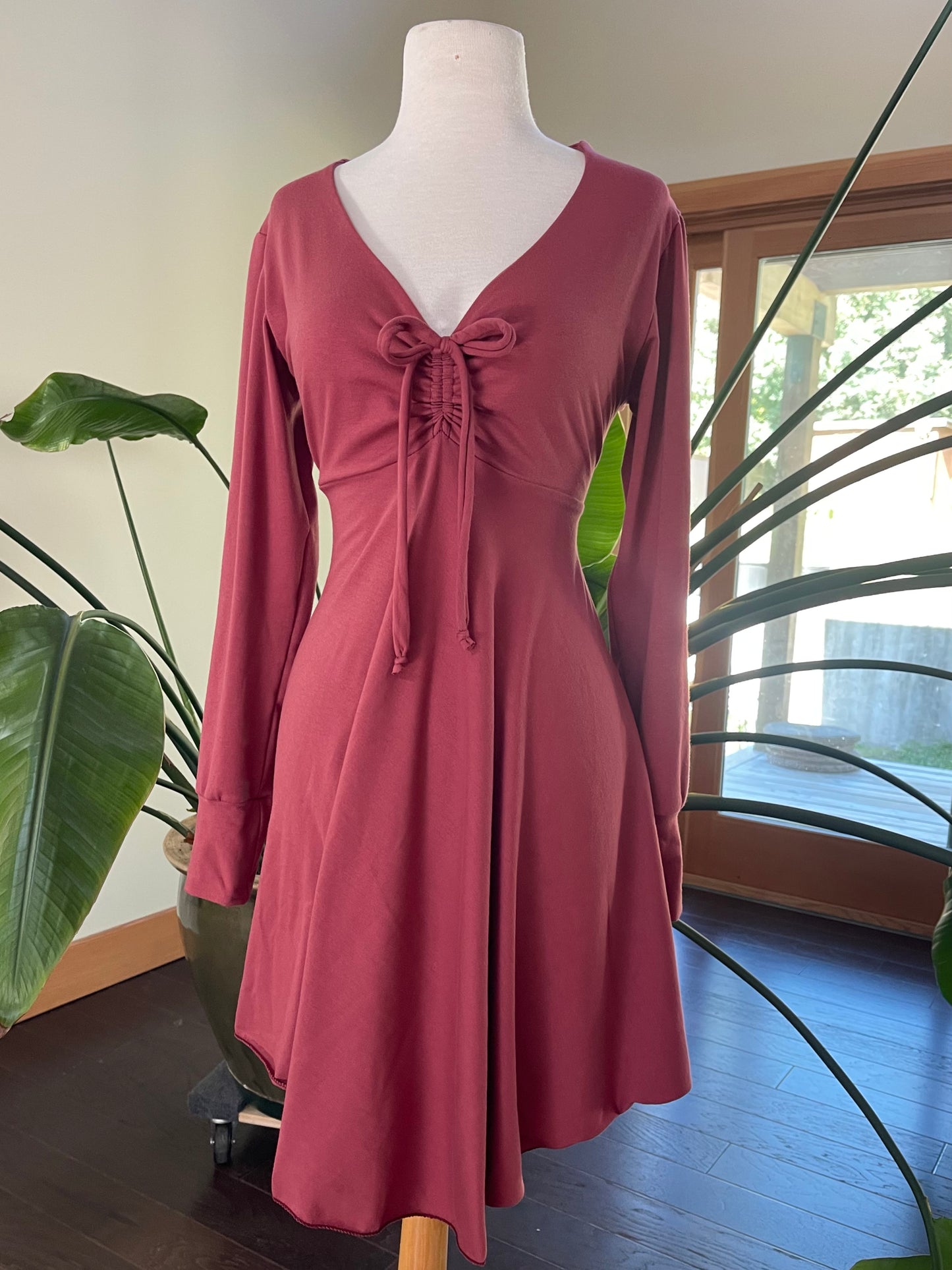 Sweetheart Long Sleeve Dress