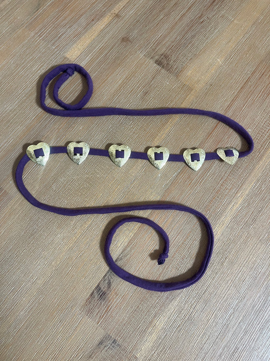 Heart Concho Belt/Hatband